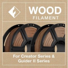 1kg FlashForge Wood Filled Filament 1 of 2 Colours